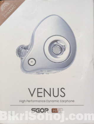 SGOR Venus High Performance Dynamic Earphone | Headphone IEM